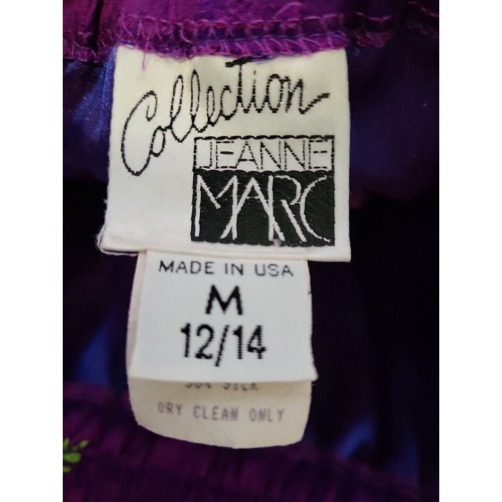 VTG Purple Floral Maxi Skirt - Picture 8 of 8